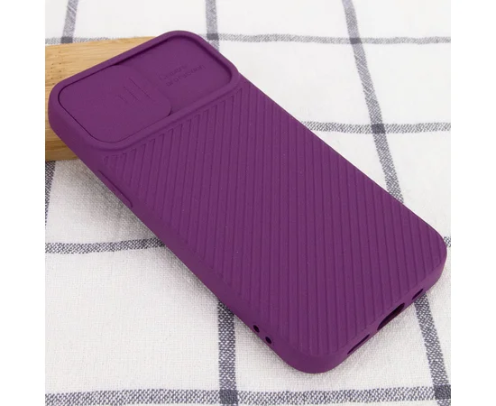 Чехол Camshield Square TPU со шторкой для камеры для Apple iPhone 11 Pro Max (6.5") Фиолетовый