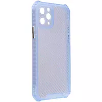 Чехол TPU Ease Carbon color series для Apple iPhone 11 Pro Max (6.5") Синий / Прозрачный
