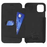 Шкіряний чохол книжка G-Case Vintage Business Series для Apple iPhone 11 Pro Max (6.5 ") Чорний