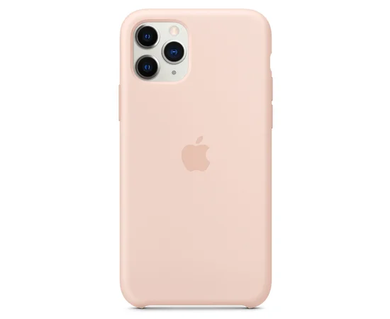 Чохол Silicone case (A) для Apple iPhone 11 Pro Max (6.5 ") Рожевий / Pink Sand