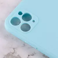 Силиконовый чехол Candy Full Camera для Apple iPhone 11 Pro Max (6.5") Бирюзовый / Turquoise