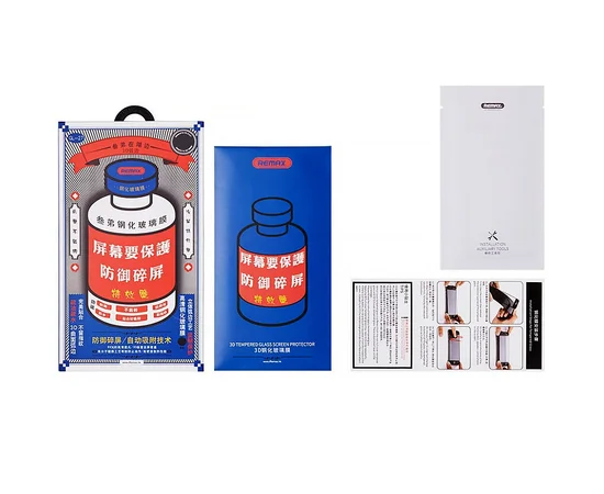 Захисне скло Remax 3D (GL-27) для Apple iPhone 11 Pro Max / XS Max (6.5") Чорний