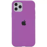 Чехол Silicone case (A) (с закрытым низом) для Apple iPhone 11 Pro Max (6.5") Фиолетовый / Grape