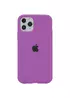 Чохол Silicone case (A) (з закритим низом) для Apple iPhone 11 Pro Max (6.5 ") Фіолетовий / Grape