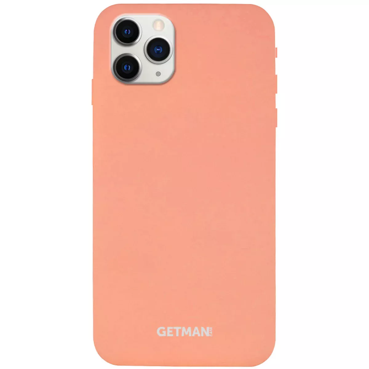 Чехол Silicone Case GETMAN for Magnet для Apple iPhone 11 Pro Max (6.5") Розовый / Flamingo