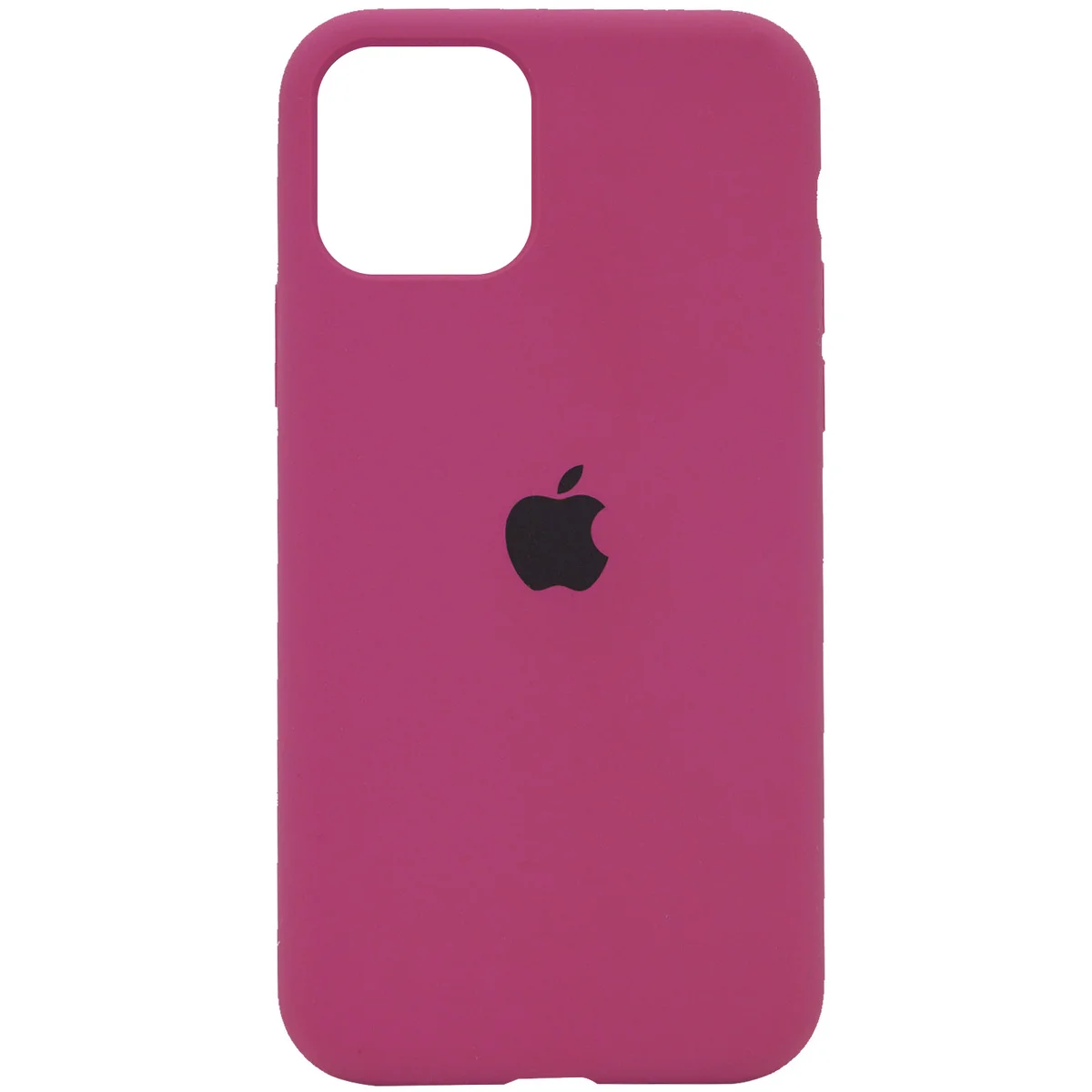 Чехол Silicone Case Full Protective (AA) для Apple iPhone 11 Pro Max (6.5") Малиновый / Dragon Fruit