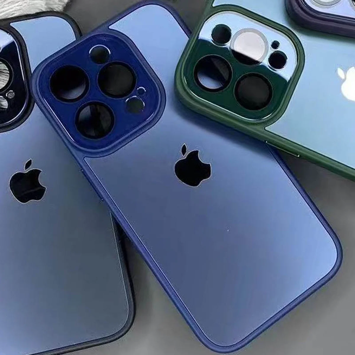 Чехол TPU+Glass Sapphire Midnight для Apple iPhone 11 Pro Max (6.5") Синий / Deep navy