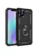 Ударостійкий чохол Serge Ring магнітний тримач для Apple iPhone 11 Pro Max (6.5 ") Чорний
