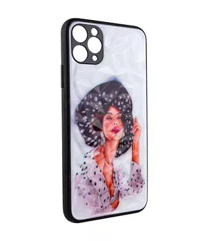TPU+PC чохол Prisma Ladies для Apple iPhone 11 Pro Max (6.5") Girl in a hat