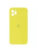 Чехол Silicone Case Square Full Camera Protective (AA) для Apple iPhone 11 Pro Max (6.5") Желтый / Bright Yellow