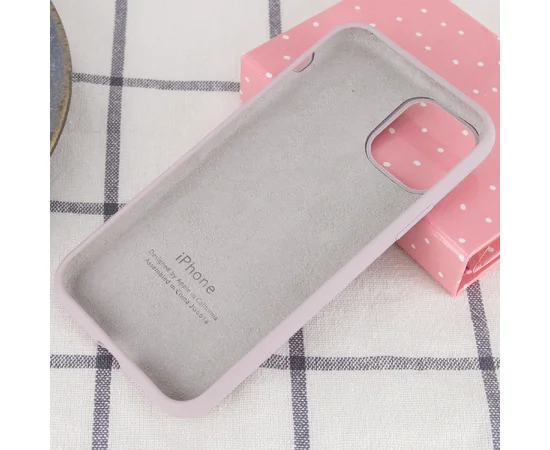 Чохол Silicone case (A) (з закритим низом) для Apple iPhone 11 Pro Max (6.5 ") Сірий / Lavender