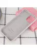 Чохол Silicone case (A) (з закритим низом) для Apple iPhone 11 Pro Max (6.5 ") Сірий / Lavender
