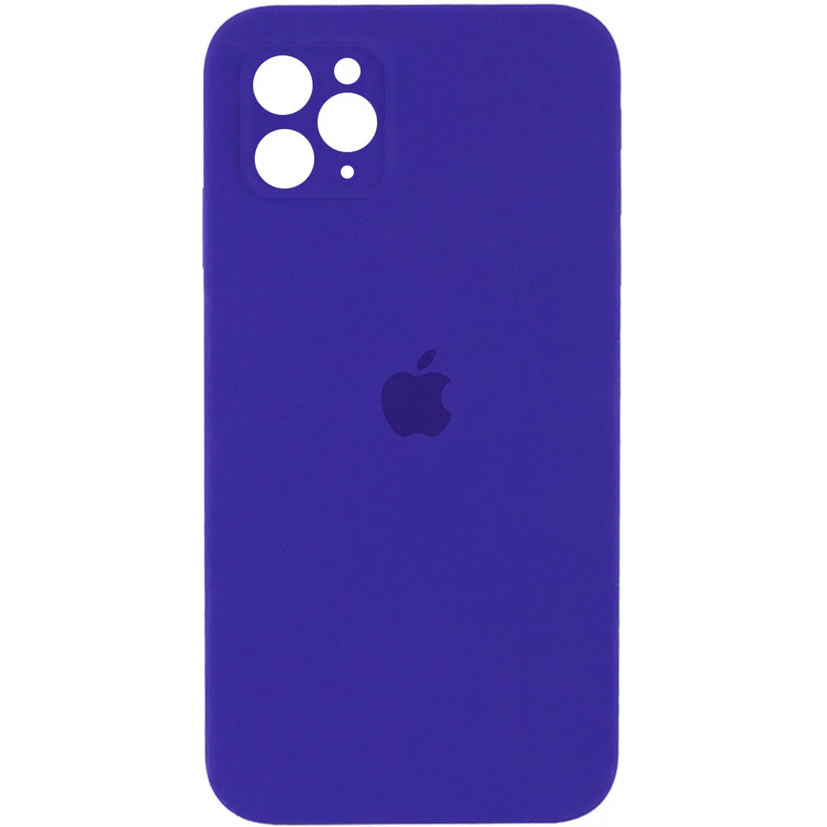 Чохол Silicone Case Square Full Camera Protective (AA) для Apple iPhone 11 Pro Max (6.5 ") Фіолетовий / Ultra Violet