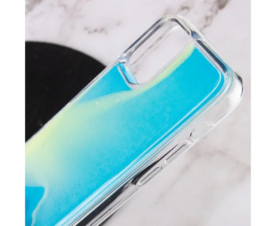 Неоновий чохол Neon Sand glow in the dark для Apple iPhone 11 Pro Max (6.5 ") Блакитний