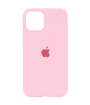 Чехол Silicone Case Full Protective (AA) для Apple iPhone 11 Pro Max (6.5") Розовый / Light pink