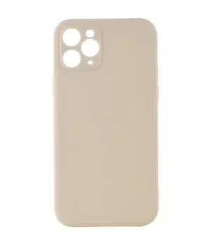 Силиконовый чехол Candy Full Camera для Apple iPhone 11 Pro Max (6.5") Бежевый / Antigue White