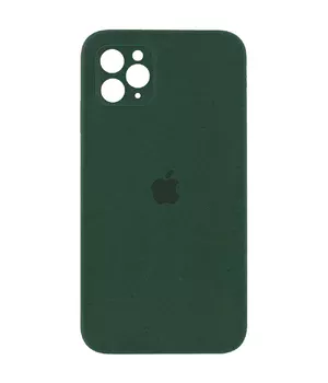 Чохол Silicone Case Square Full Camera Protective (AA) для Apple iPhone 11 Pro Max (6.5") Зелений / Cyprus Green