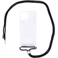 Чохол TPU Crossbody Transparent для Apple iPhone 11 Pro Max (6.5 ") Чорний