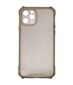 Чохол TPU Ease Carbon для Apple iPhone 11 Pro Max (6.5") Чорний / Прозорий