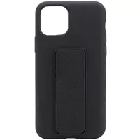 Чехол Silicone Case Hand Holder для Apple iPhone 11 Pro Max (6.5") Черный / Black