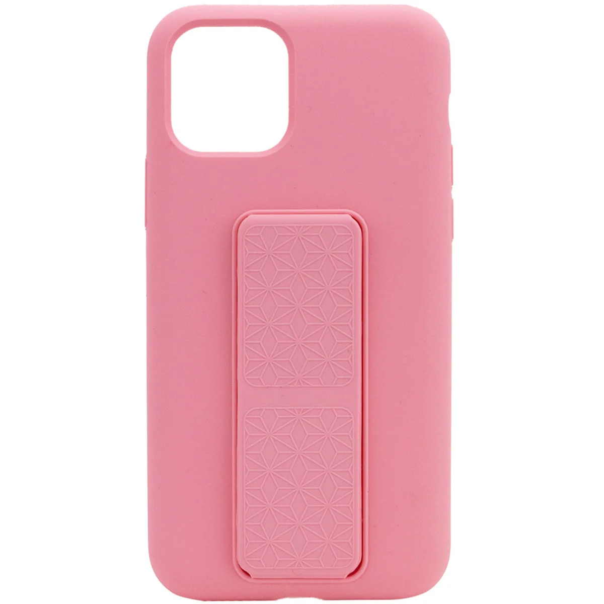 Чехол Silicone Case Hand Holder для Apple iPhone 11 Pro Max (6.5") Розовый / Pink