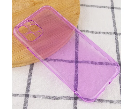 Матовый полупрозрачный TPU чехол с защитой камеры для Apple iPhone 11 Pro Max (6.5") Сиреневый / Lilac