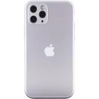 TPU+Glass чехол Matte Candy Full camera для Apple iPhone 11 Pro Max (6.5") Белый