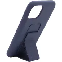 Чехол Silicone Case Hand Holder для Apple iPhone 11 Pro Max (6.5") Темно-синий / Midnight blue