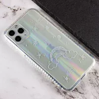 TPU + Glass чохол Aurora Space для Apple iPhone 11 Pro Max (6.5 ") Радуга