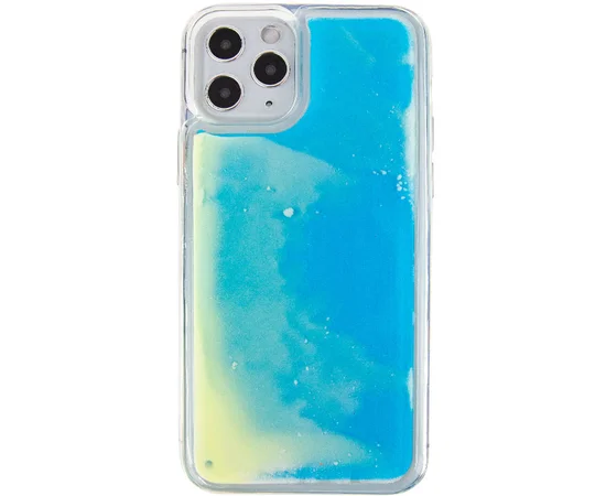 Неоновий чохол Neon Sand glow in the dark для Apple iPhone 11 Pro Max (6.5 ") Блакитний