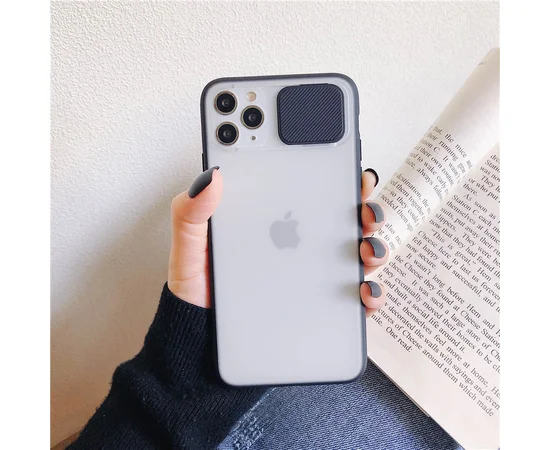 Чохол Camshield mate TPU зі шторкою захищає камеру для Apple iPhone 11 Pro Max (6.5 ") Чорний