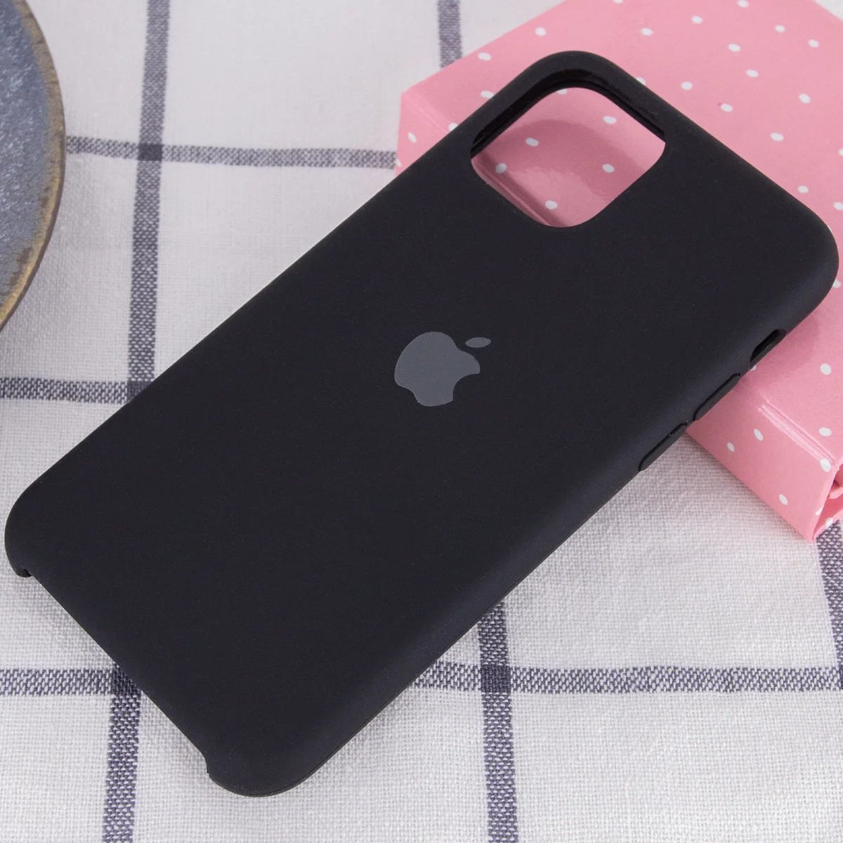 Чехол Silicone Case (AA) для Apple iPhone 11 Pro Max (6.5") Черный / Black