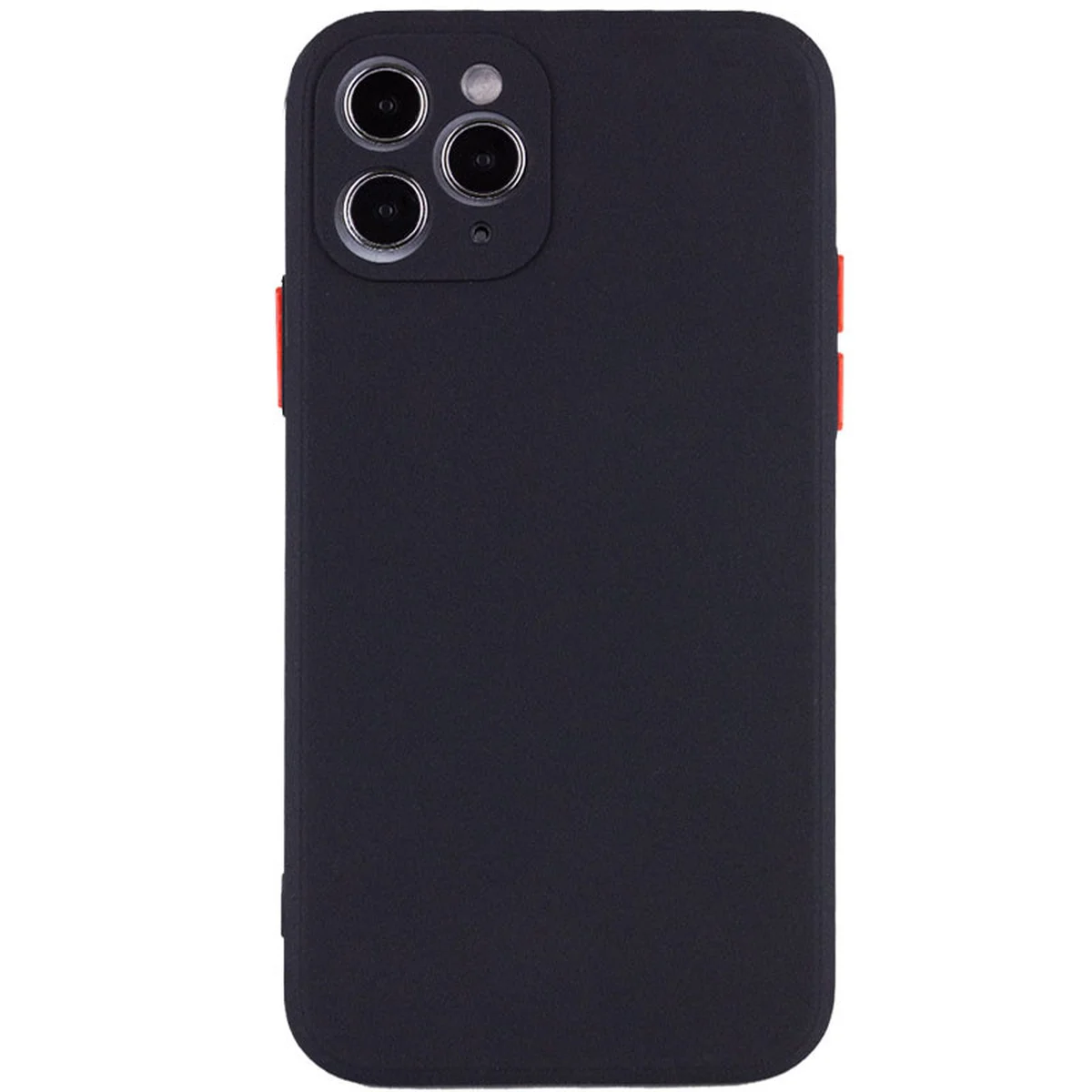 Чехол TPU Square Full Camera для Apple iPhone 11 Pro Max (6.5") Черный