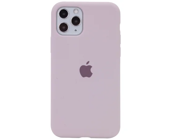 Чохол Silicone case (A) (з закритим низом) для Apple iPhone 11 Pro Max (6.5 ") Сірий / Lavender