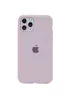Чохол Silicone case (A) (з закритим низом) для Apple iPhone 11 Pro Max (6.5 ") Сірий / Lavender