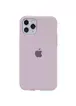 Чохол Silicone case (A) (з закритим низом) для Apple iPhone 11 Pro Max (6.5 ") Сірий / Lavender