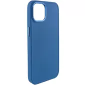 TPU чехол Bonbon Metal Style для Apple iPhone 11 Pro Max (6.5") Синий / Denim Blue