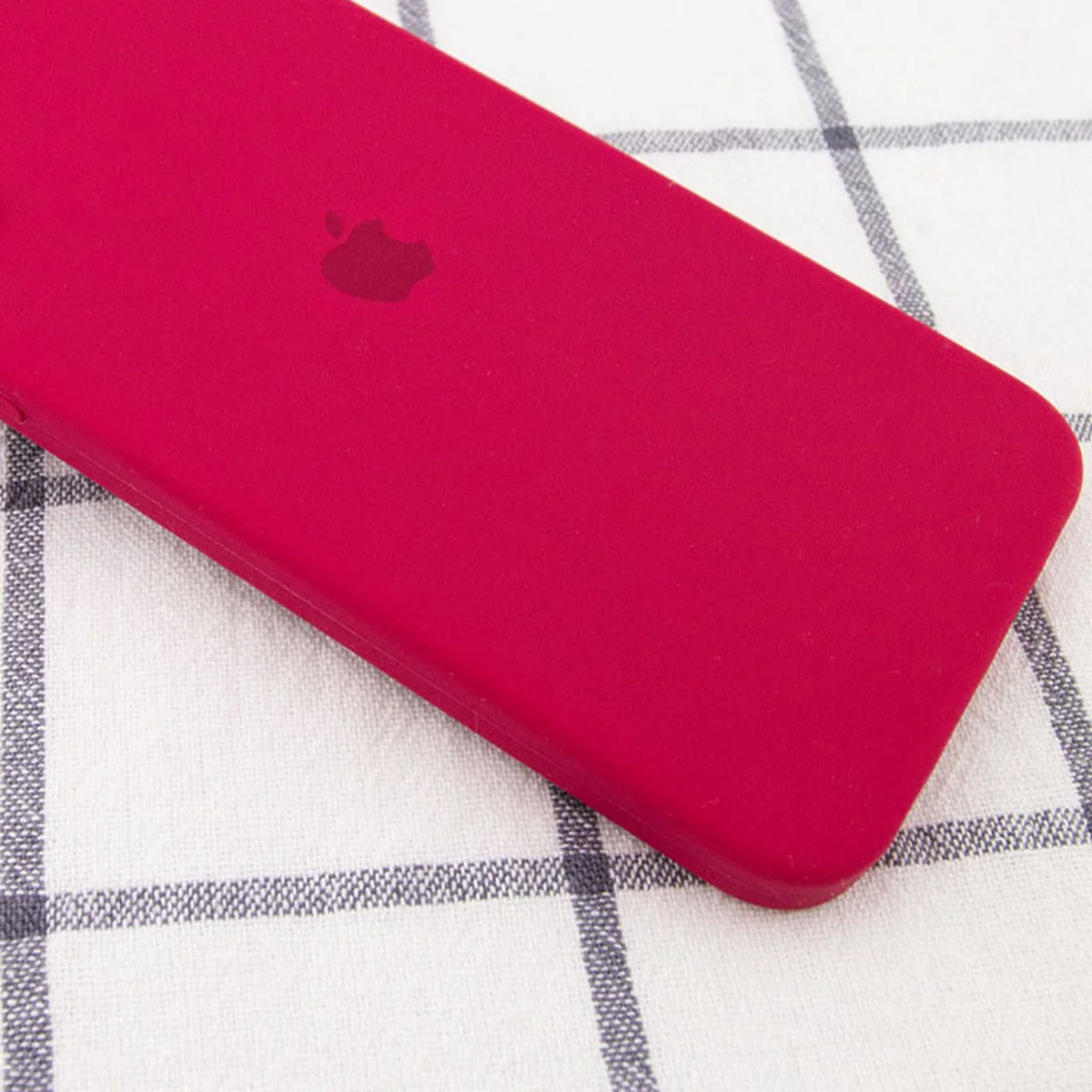 Чохол Silicone Case Square Full Camera Protective (AA) для Apple iPhone 11 Pro Max (6.5 ") Червоний / Rose Red