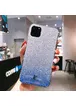 TPU+Glass чехол Swarovski для Apple iPhone 11 Pro Max (6.5") Синий