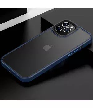 TPU + PC чохол Metal Buttons для Apple iPhone 11 Pro Max (6.5 ") Синій
