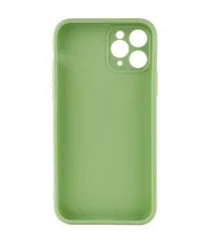 Силіконовий чохол Candy Full Camera для Apple iPhone 11 Pro Max (6.5 ") Фісташковий
