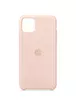 Чехол Silicone case (AAA) для Apple iPhone 11 Pro Max (6.5") Розовый / Pink Sand