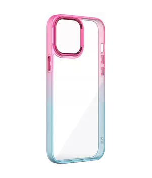 Чохол TPU+PC Fresh sip series для Apple iPhone 11 Pro Max (6.5") Бірюзовий / Рожевий