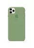 Чехол Silicone case (A) (с закрытым низом) для Apple iPhone 11 Pro Max (6.5") Зеленый / Spearmint