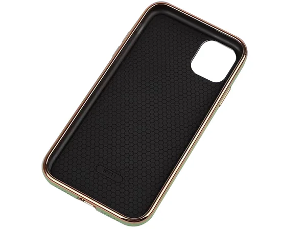 TPU+Glass чехол Venezia для Apple iPhone 11 Pro Max (6.5") Зеленый / Pine green