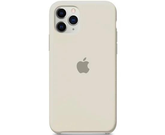 Чохол Silicone Case (AA) для Apple iPhone 11 Pro Max (6.5 ") Бежевий / Creamy White