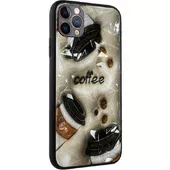 TPU+PC чехол Prisma Plushie для Apple iPhone 11 Pro Max (6.5") Coffee