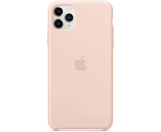 Чехол Silicone case (AAA) для Apple iPhone 11 Pro Max (6.5") Розовый / Pink Sand