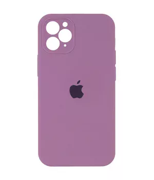 Чехол Silicone Case Square Full Camera Protective (AA) для Apple iPhone 11 Pro Max (6.5") Лиловый / Lilac Pride