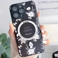 TPU+PC чохол Secret Garden with MagSafe для Apple iPhone 11 Pro Max (6.5") Black